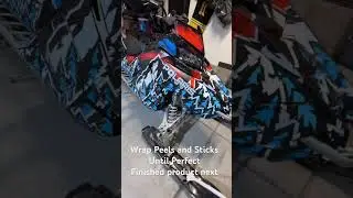 Sled Wraps my Design #polaris #snow #wrap #rmk #snowmobile
