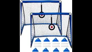 E-SDS 4&rsquo;x3&rsquo; Kids Soccer Goals for Backyard &ndash; Partable Football Goal Nets