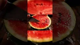 Juice Splash 💦 | #asmr #fruit #shorts #satisfying #juicysplash #watermelon #ai