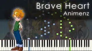 Brave Heart - Digimon Digitation OST - Animenz [Piano Transcription]