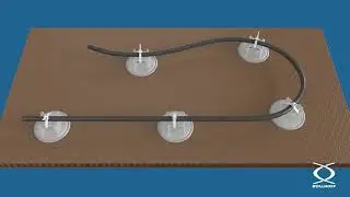 ONSERT&reg; Cable management - Adhesive bonding of fastener