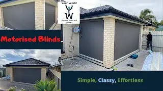 Motorised Outdoor Blinds Adelaide -  Ziptrak, Zipscreen, Slidetrack, eZip