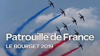 Patrouille de France на авиасалоне Le Bourget 2019