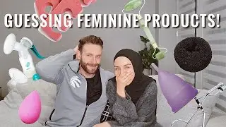 Husband Guesses FEMININE Products! *HILARIOUS*