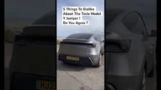 5 Things I Dislike On The Tesla ModelY Juniper #tesla #teslamodelyjuniper #teslamodely