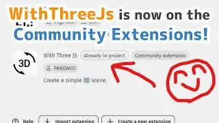 WithThreeJs is now on the GDevelop Community Extensions!