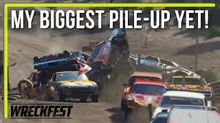 Wreckfest | I Ended Up In The Campsite!!! Clayridge Circuit