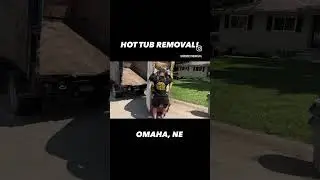Hot Tub Removal in Omaha, NE!