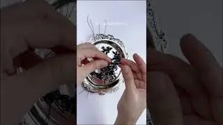 BLACK WIDOW SUNCATCHER diy crystal spider 🕷️🖤✨ #shorts