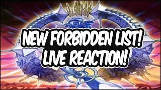The NEW FORBIDDEN LIST IS INSANE! Live Reaction!
