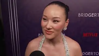 BRIDGERTON season 4 interview- Yerin Ha (Sophie Baek) at the Bridgerton season 4 world premiere 