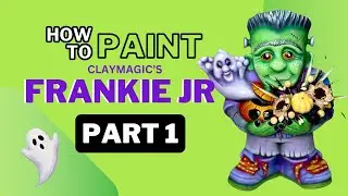 Mastering Acrylic Drybrushing: Transforming the ClayMagic Frankie Jr Bisque Ceramic Frankenstein