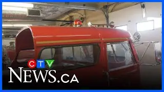 Various apparatus at Winnipeg Firefighters Museum