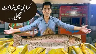 Trout Fish in karachi ~ Best Fish point ~ Fish BBQ ~ Street Food