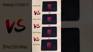 Galaxy Z Fold 7 vs Galaxy Z Fold 6 😈 iPad 9 Gen vs iPad 10 Gen vs S24 vs S25 vs S23 #shorts #ff