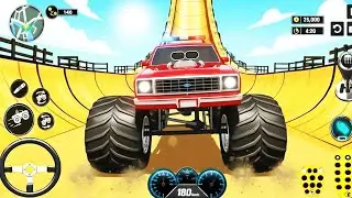 Insane Monster Truck Ramp Racing 2026 - Extreme Stunts & Jumps Crashes - Android Gameplay