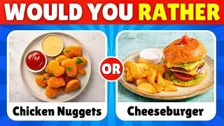 Would You Rather...? Build Your Fantasy Junk Food Plate! 🍔🍟🍕