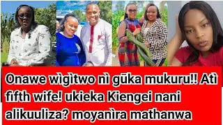 Onawe wìgìtwo nì guka!! Gicanjama Dama na Mercy Maina kwoyanìra mathanwa! Si pia uliweka Kiengei‼️