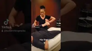 Hip Stretching by our therapist #hip #mobilization #Stretching massage #trending