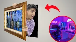 We Built A DREAM Hidden Gaming Room For My Brother