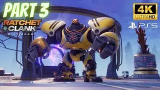 RATCHET AND CLANK RIFT APART PS5 Gameplay Walkthrough Part 3  [4K 60FPS] - Commentary