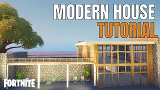 How to build a Modern House - Fortnite Creative