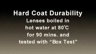 Passen Coating Durability Test using conventional 