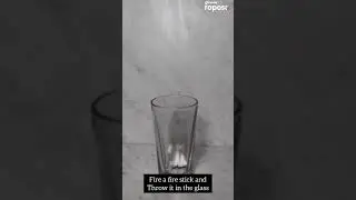 Balloon experiment with glass || Arun Karthik || #shorts shorts || #short