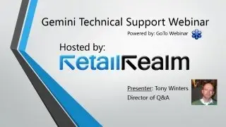 Webinar - RR Gemini Technical Support
