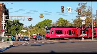 La Mesa Traffic Lights & #railroadcrossing Lights (Spring St & Allison Ave)