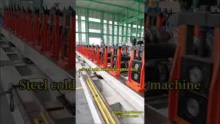 Steel cold rollforming machine