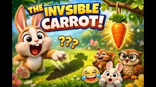 The Invisible Carrot! 😂🐰 | Funny Bunny Story
