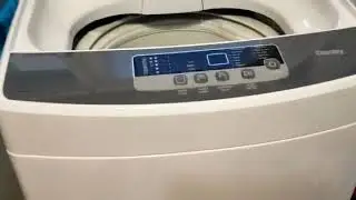 Portable Top load danby washer (doing laundry)