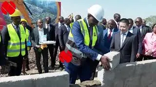 Президент Руто закладывает первый камень в фундамент Китайско-Кенийского международного торгового...