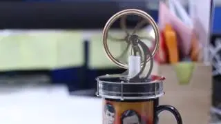Best Stirling Engine kit Review 2018 works with heat of tee cup