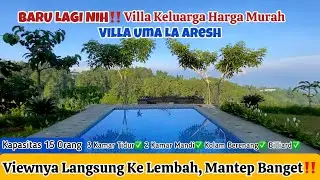 HIDDEN GEM LAGI NIH‼️ VILLA KELUARGA DI PUNCAK KAPASITAS 15 ORANG || VIEW LEMBAH HARGA MURAH 😍