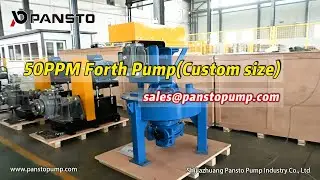Vertical Froth Pump for Copper Mine Flotation Plant | 50PPM Slurry Foam Pump Customized #miningpump