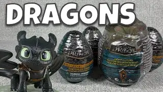 How To Train Your Dragon Toothless Tales Mystery Dragon Eggs Opening and Review