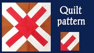 Beautiful patchwork bedsheet Design cutting and stitching // Quilt pattern //Faliya ki Design