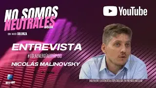 #EsLaEnergiaEstupido | NSN - ENTREVISTA NICOL&Aacute;S MALINOVSKY CON MOISES SOLORZA | ‪@RadioMas104.9