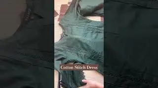 Cotton Stitch Dress #fashionshorts #clothinghaul #styleinspo #fashionmusthaves #clothingtryon