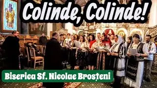 Colinde tradiționale de Crăciun. Corul Bisericii Sf. Nicolae Broșteni din București.