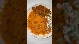 Chicken over rice&hearts;️🍛 #aestheticcooking #bangladeshifood