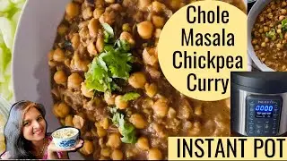 INSTANT POT CHOLE | Chana Masala | Indian Chickpea Curry - Meal Prep for Beginners