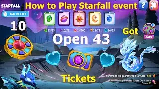 How to Play Starfall event | 10 Amulets in Feb 2025 Primal event | Open 43 Tickets in Starfall event