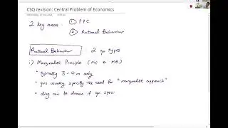 JC Economics Tuition: Answering CSQs on Marginalist Principle - Part 1