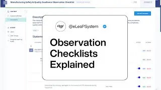 Compliance Made Simple: Advanced Observation Checklist Platform Features from eLeaP