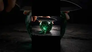 ASMR emerald apple cutting🍏 #viral #fyp #aiasmr #satisfying