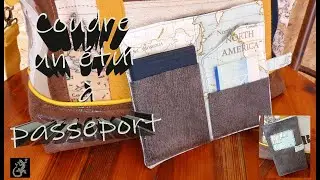 TUTO Couture - Coudre un Etui à PASSEPORT facilement ✈️🛳️ #sewing #handmade