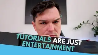 Why Coding Tutorials Are Only Entertainment (And Don't Help You)